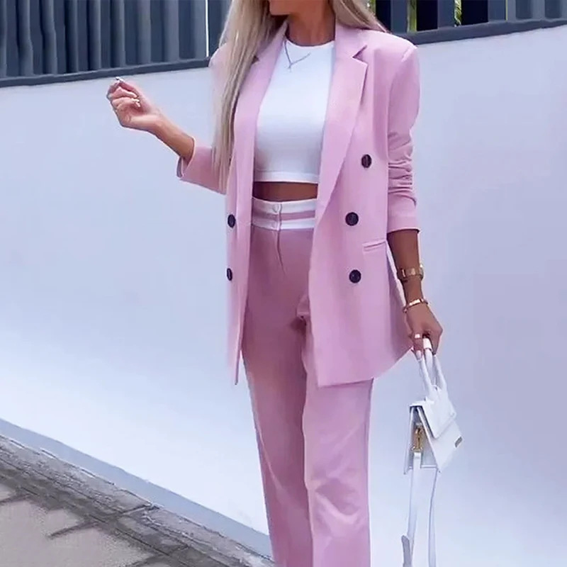 Fashionable and elegant commuting two-piece suit for women 22 01